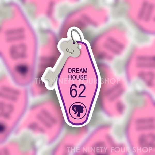 Doll House INSPIRED Hotel Keychain | Sticker