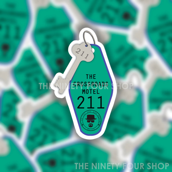 Heisenberg INSPIRED Hotel Keychain | Sticker