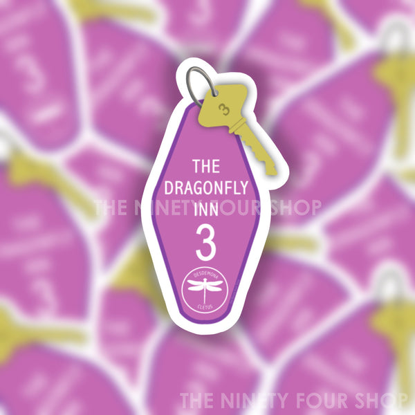 Mother Daughter TV Inn INSPIRED Hotel Keychain | Sticker