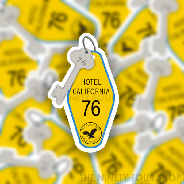 California Music INSPIRED Hotel Keychain | Sticker