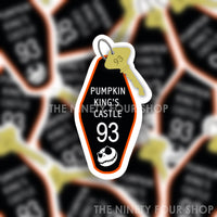 Halloween King INSPIRED Hotel Keychain | Sticker