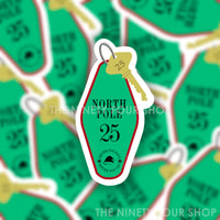 North Pole Hotel Keychain | Sticker