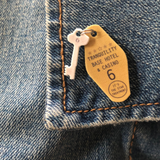 Alternative Music INSPIRED Hotel Keychain | Pin