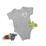 Skeleton Heart | Baby Bodysuit