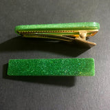 Green Glitter Glow Barrette Clip | Accessory