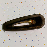 Black Sparkle Barrette Clip | Accessory