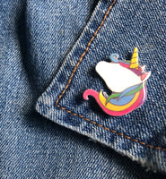 Customizable Unicorn Head | Pin