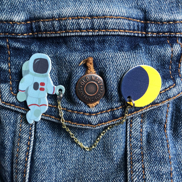 Astronaut and Moon | Pin