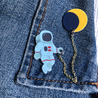 Astronaut and Moon | Pin