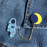 Astronaut and Moon | Pin