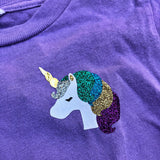 Glitter Unicorn T-Shirt | Youth