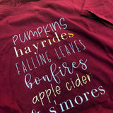 Festive Fall T-shirt | Adult