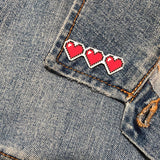 Pixelated Hearts | Pin