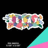 Floral Relax | Sticker