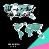 Wild World Map | Sticker