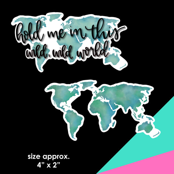 Wild World Map | Sticker