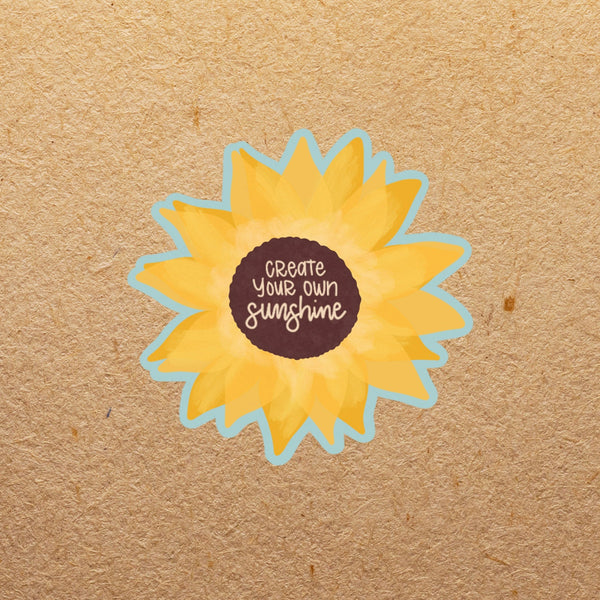 Sunflower Typography | Sticker