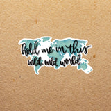 Wild World Map | Sticker