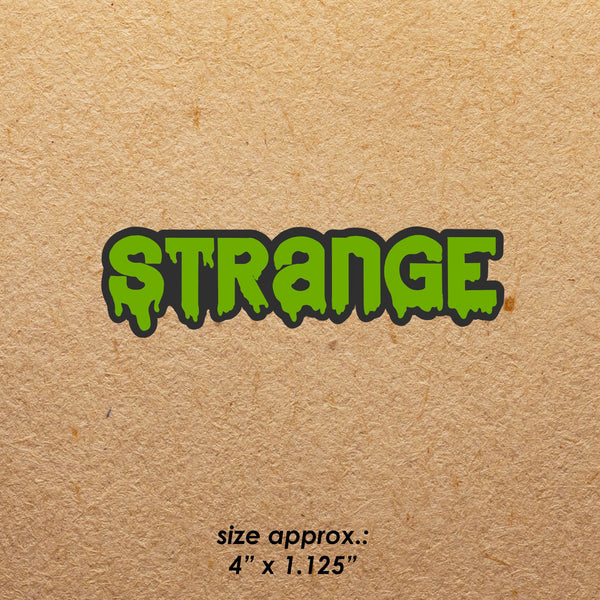 Strange Typography | Sticker