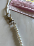 Pearl Beaded Mask Holder Lanyard